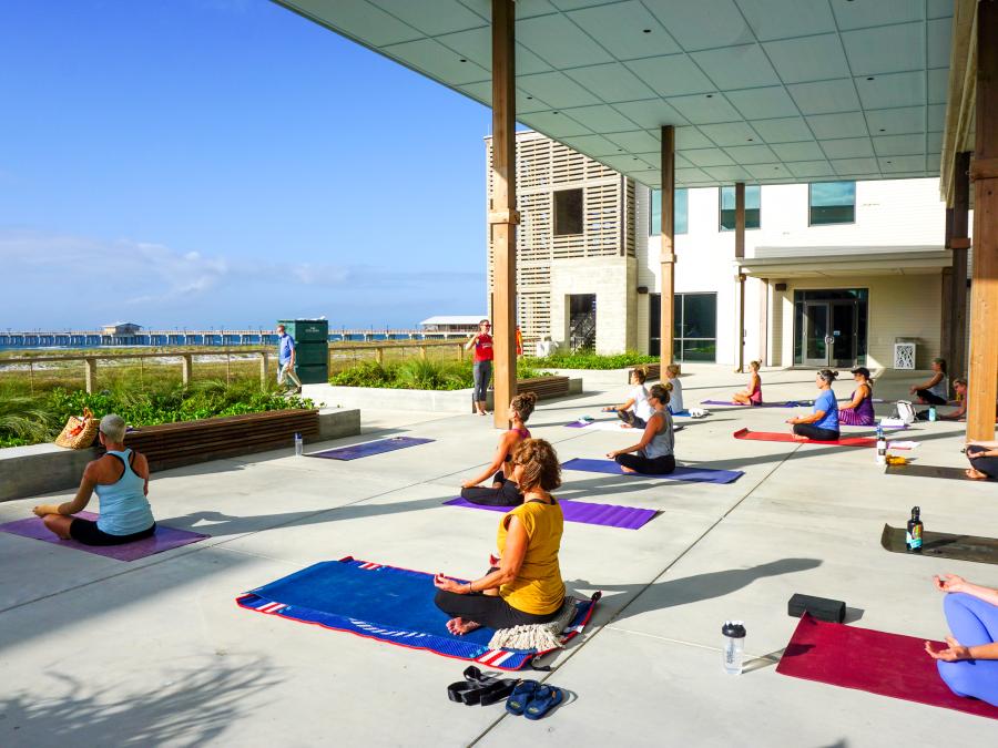 yoga at The Lodge