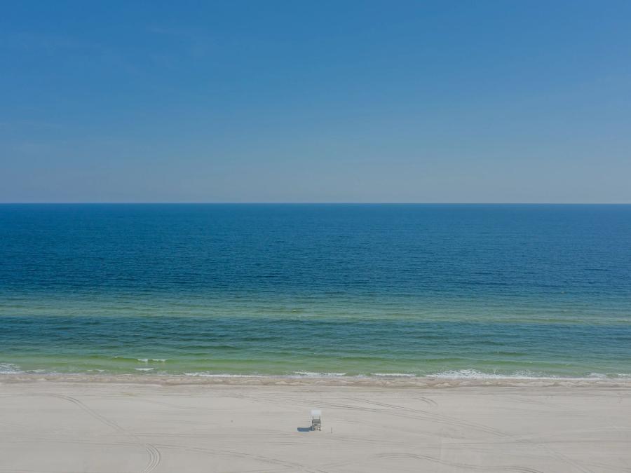 A view of the Gulf of Mexico from Gulf Shores 