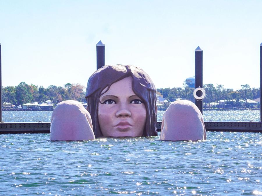 Lady in the Water Barber Marina