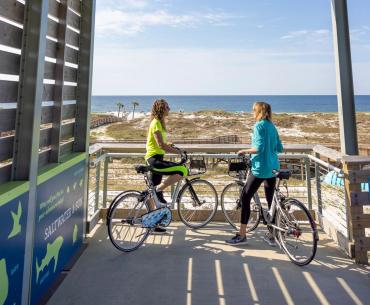 Biking in Gulf State Park Gulf Shores