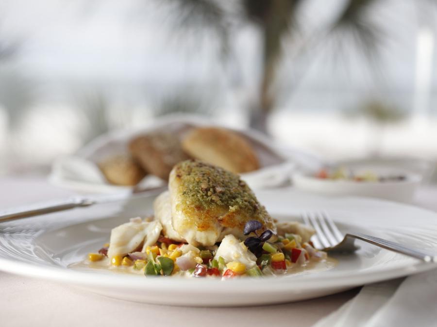 Scallops at Voyagers Orange Beach Restaurant