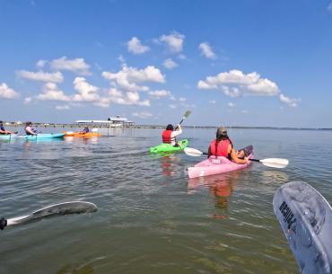 Paint & Paddle Kayak Trip with the Wind and Water Learning Center in Orange Beach