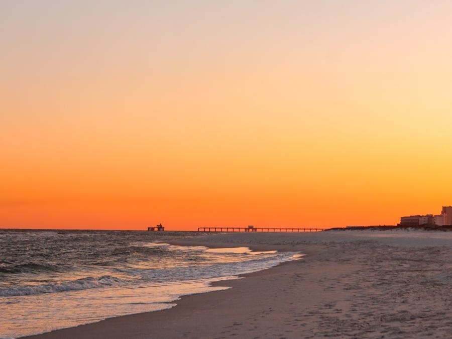 Sunset on Alabama's Beaches