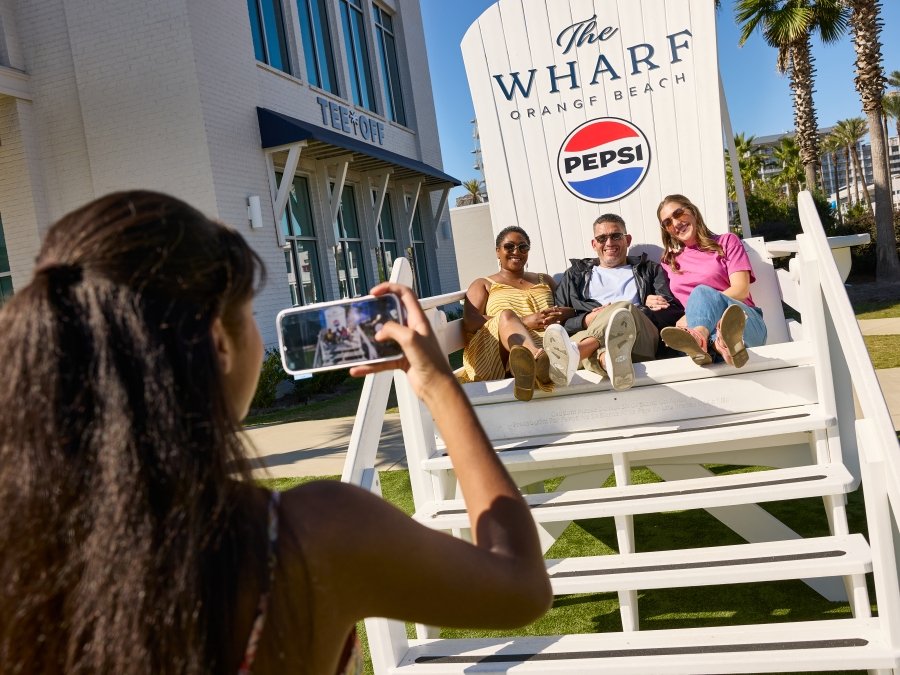 Locals' taking a selfie on Alabama's Beaches