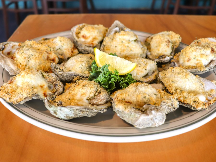 firecracker oysters at Original Oyster House Gulf Shores seafood restaurant