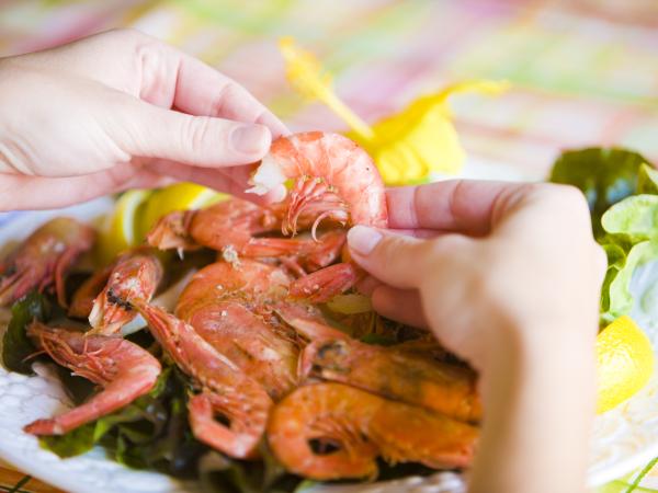 Boiled shrimp LuLus Gulf Shores Alabama 