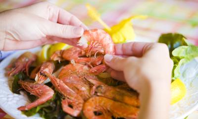 Boiled shrimp LuLus Gulf Shores Alabama 