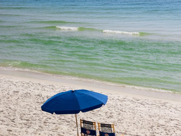 Beach chairs along Alabama's Beaches