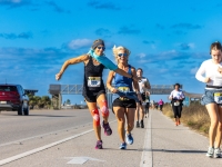 Ladies running a marathon on Alabama's Beaches