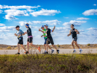 People running the Coastal Half Marathon on Alabama's Beaches