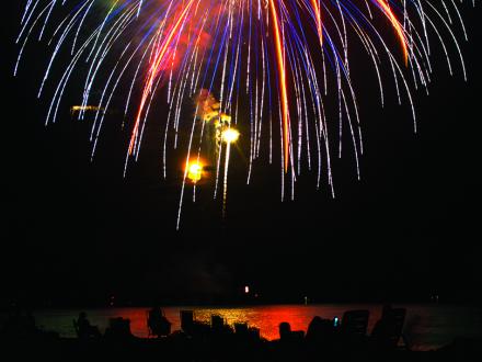 Fourth of July Fireworks in Gulf Shores, Alabama