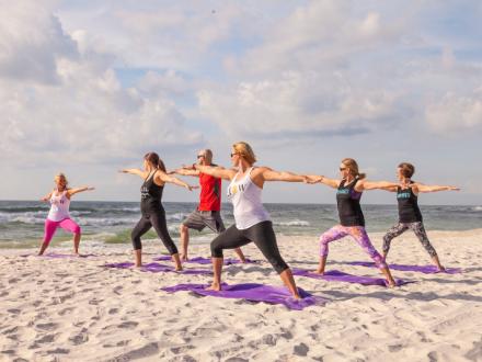 Beach Yoga along Gulf Shores and Orange Beach, Alabama