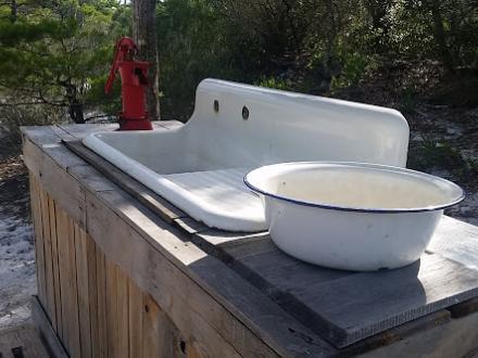 Trail Campsite sink Orange Beach
