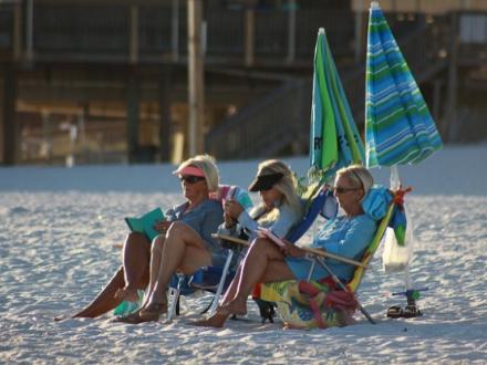 Girlfriends at Gulf Shores Beach