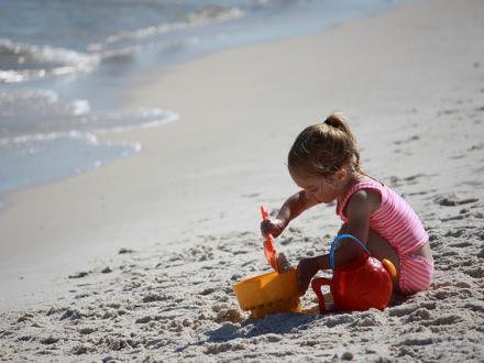 Building Sandcastles in Gulf Shores and Orange Beach, Alabama