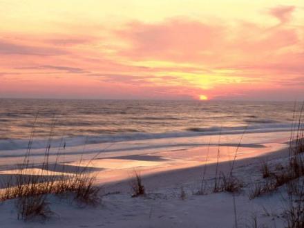 Gulf Shores beach sunset