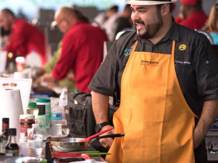 cook at World Food Championships Orange Beach Al