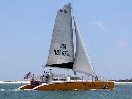 sail wild hearts in open water