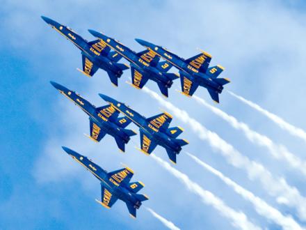 US Navy's Blue Angels in Pensacola FL