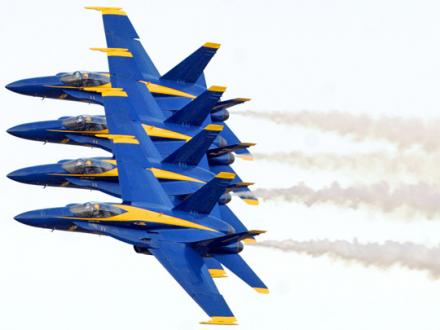 Blue Angels Practice Show