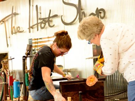 Glass blowing Orange Beach