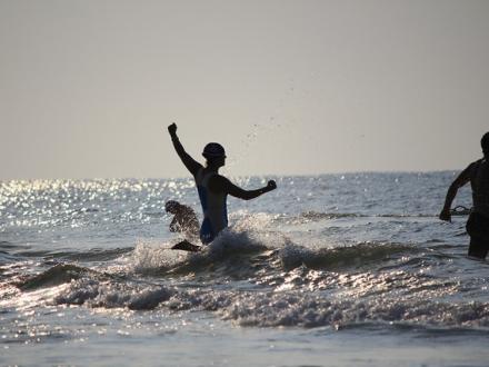 Swim a half mile in the spectacular Gulf of Mexico