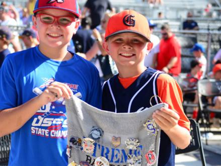 Little league baseball players