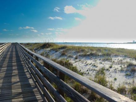 Alabama Point Beach Boardwalk