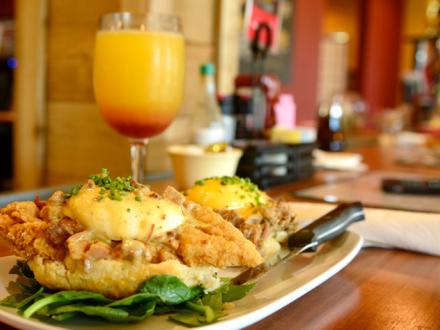 Breakfast at Ruby Slipper Cafe in Orange Beach