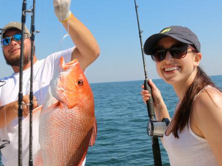 Woman Gulf Coast Charter Fishing