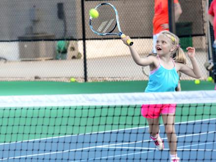 Young Tennis Player in Gulf Shores