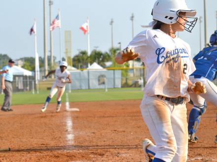 Girls play softball in Gulf Shores AL
