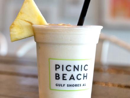 Smoothie from Picnic Beach in Gulf Shores