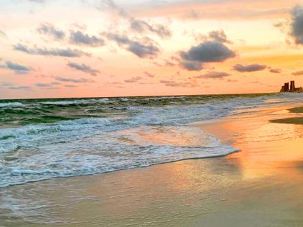 Sunset on Alabama's Beaches