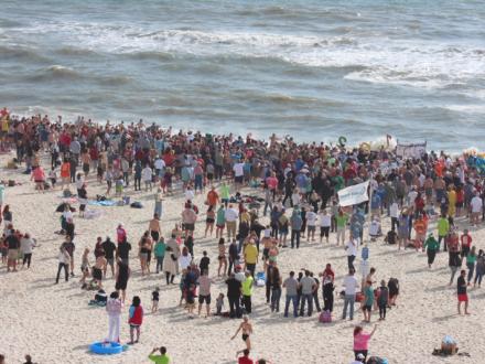 Flora-Bama Polar Bear Dip in Orange Beach, AL