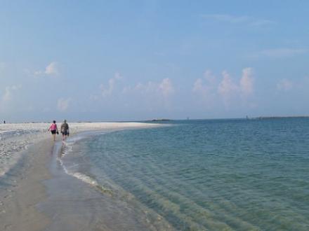 couple walking on the beach