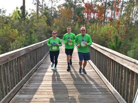 Runners at Kaiser Coastal Half Marathon in Gulf Shores