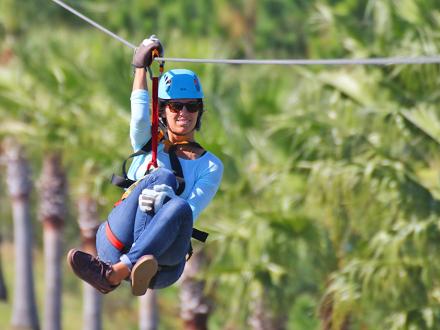 Zipline in Orange Beach, Alabama