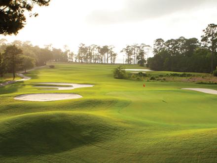 Golf Course along Gulf Shores and Orange Beach, Alabama