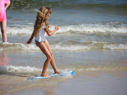 Skimboarding in Gulf Shores and Orange Beach, Alabama