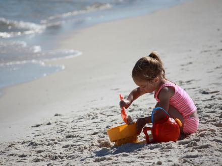 Building Sandcastles in Gulf Shores and Orange Beach, Alabama