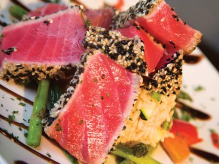Tuna on a plate Orange Beach AL