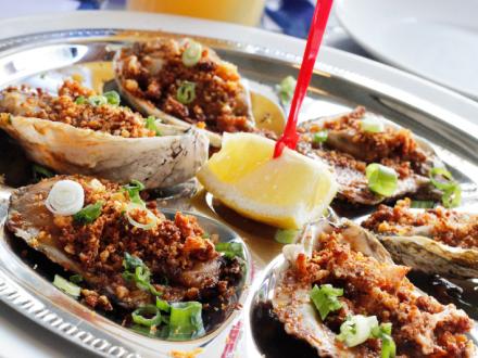 Oysters at Fisher’s in Orange Beach, AL