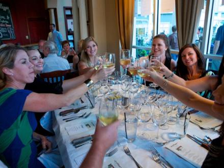 women at a wine party in Orange Beach AL