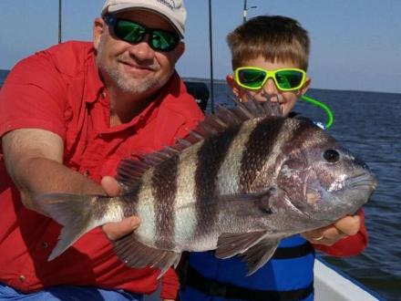 sheepshead fishing in Orange Beach AL