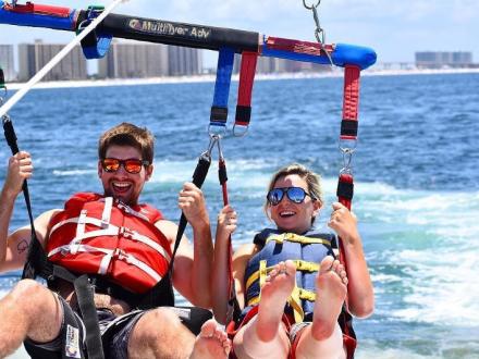 Parasailing off the Coast of Orange Beach, AL