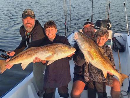 Redfish Coastal Winter Fishing
