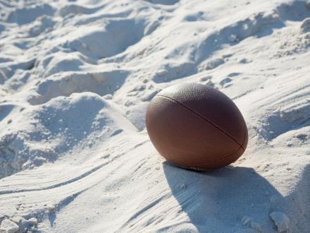 Football on the Beach