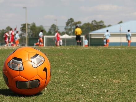 Soccer Field Orange Beach