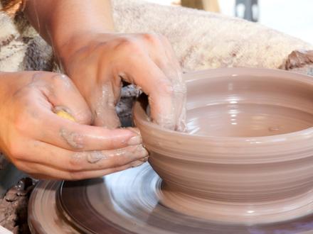 Making Pottery at The Clay Studio